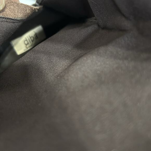 Diba Womens Brown Leather Square Toe Side Zipper Mid-Calf Heeled Boots 8 90s - Picture 7 of 10